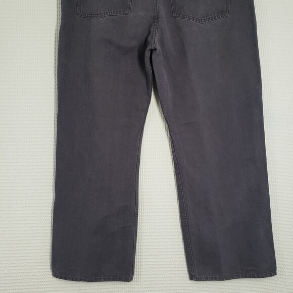 Vintage Perry Ellis America Jeans Men 38x30 (Actual 35x27) Gray Relaxed Straight - Picture 11 of 16